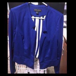 Blue forever 21 womens blazer